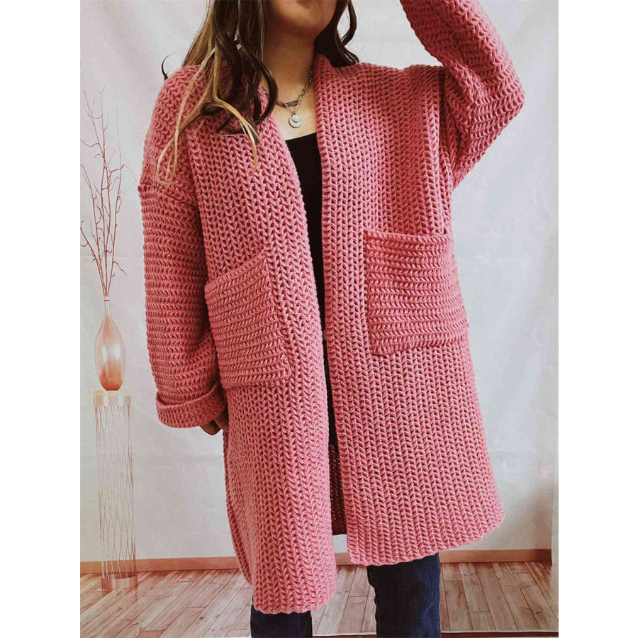 Cardigan Femme Long Surdimensionné Chic 2