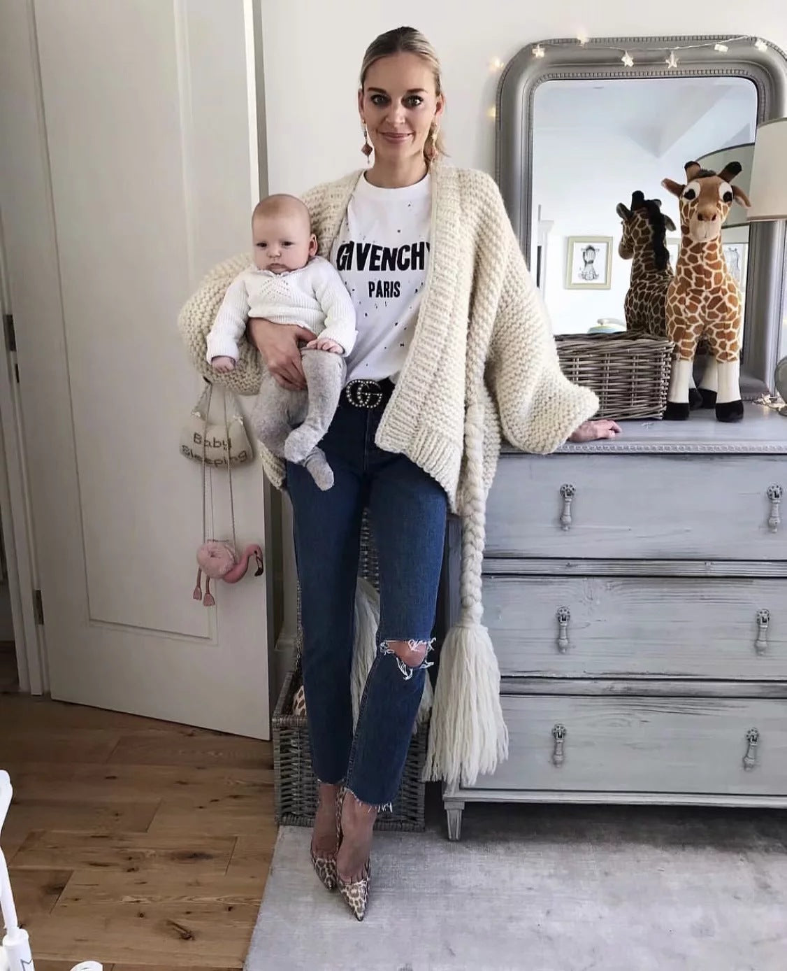 Cardigan Femme Oversize Avec Ceinture 2