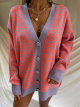 Gilet Femme Oversize Col en V Maille Pulls pour femmes