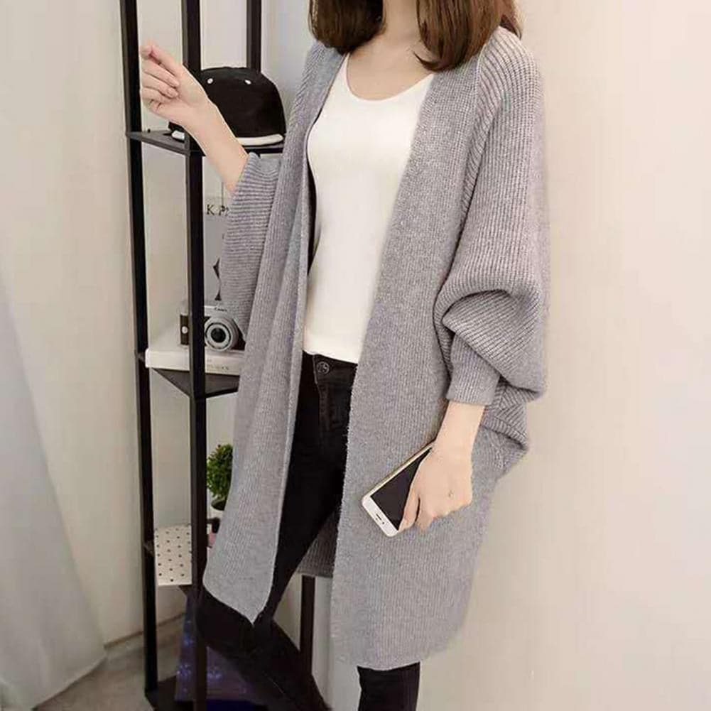 Cardigan Femme Oversize Ouvert Décontracté 2