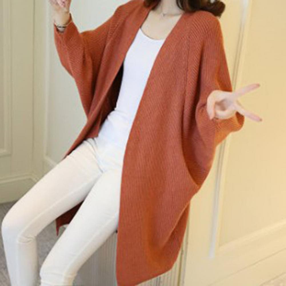 Cardigan Femme Oversize Ouvert Décontracté 5