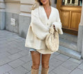 Gilet Femme Oversize en Tricot Pulls et gilets