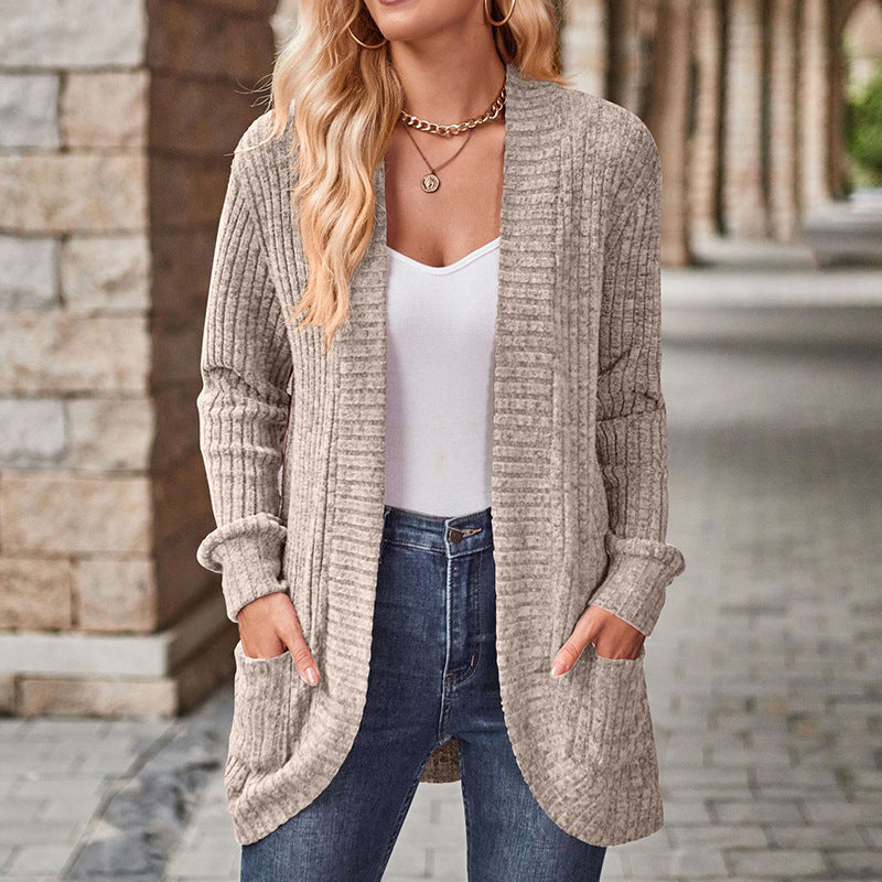 Cardigan Léger à Manches Longues Femme 1