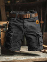 Shorts Cargo Homme Robuste - Poches Multiples, Style Workwear