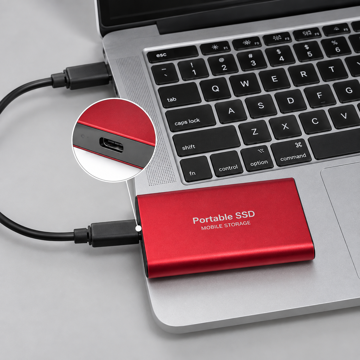 SSD Externe pour PS5 Xbox - Aluminium, USB-C, prêt à l'emploi