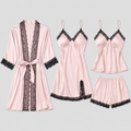 Pijama damă satin 2 piese elegant, confortabil și moale