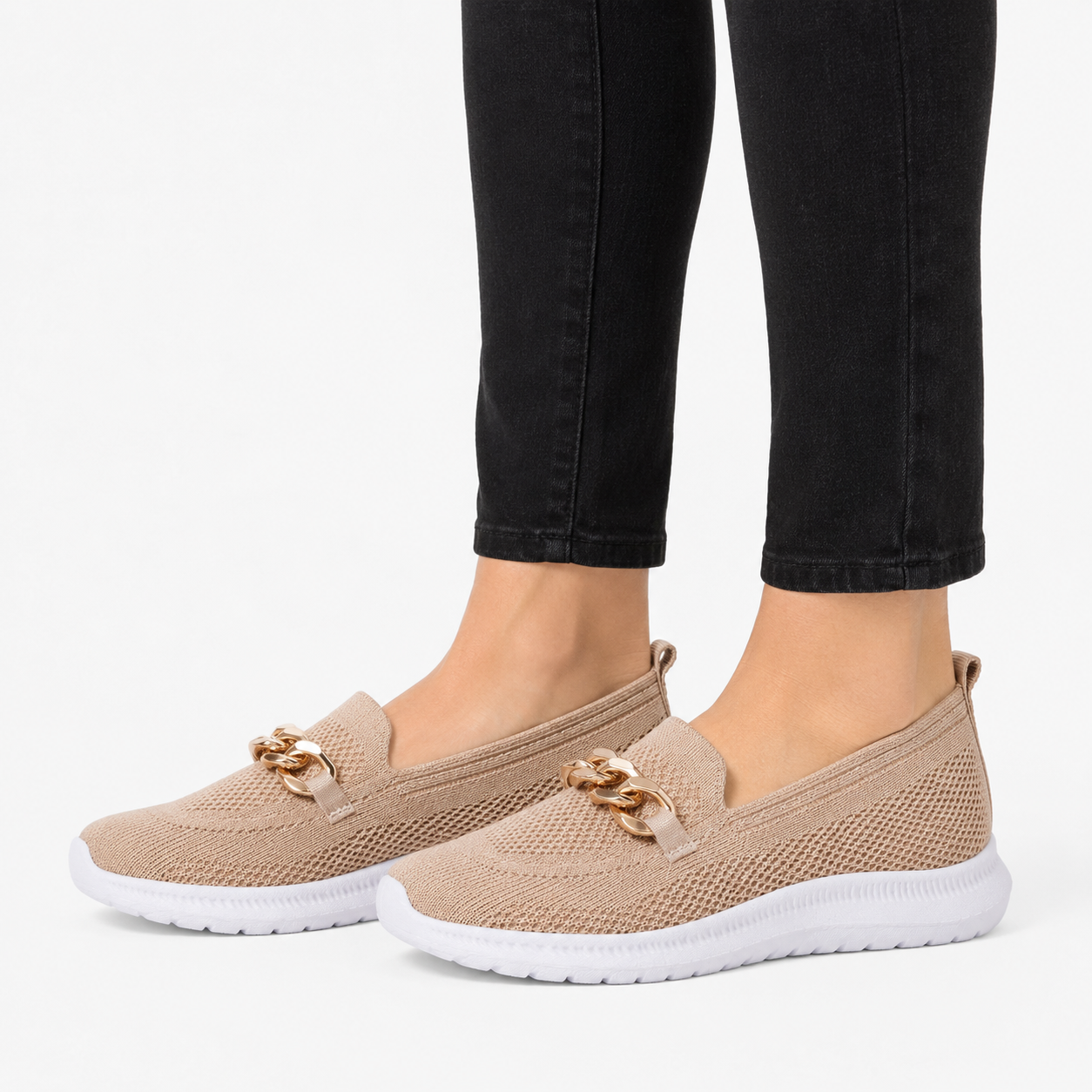 Mocassins Femme en Cuir Souple d'Été Confortables et Légers