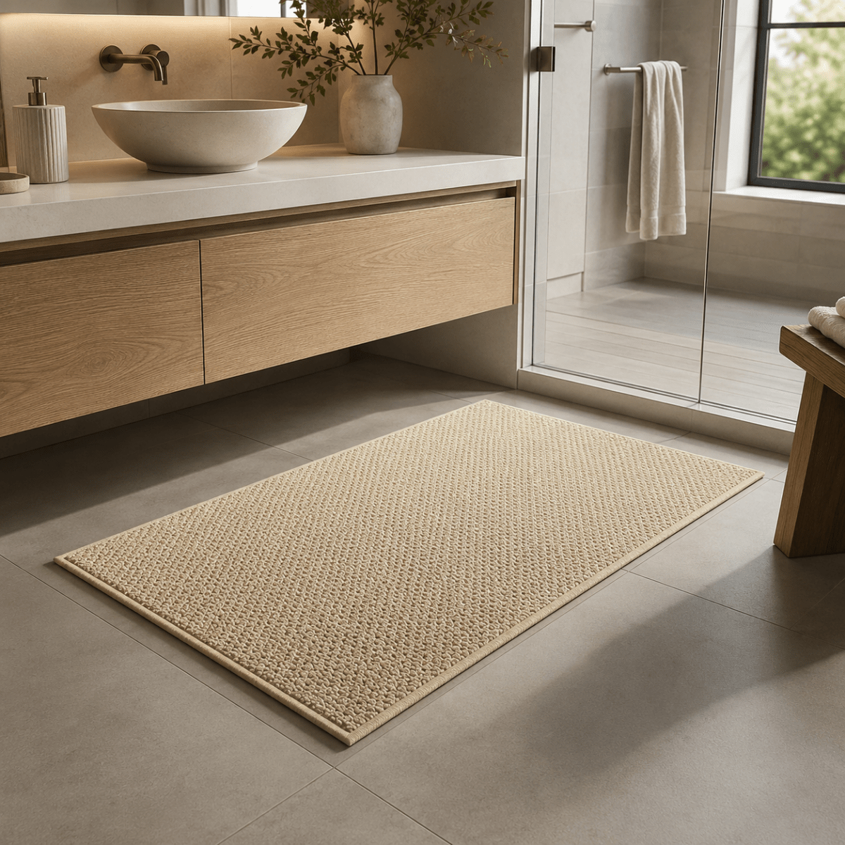 Tapis d'Entree Absorbant et Sechage Rapide pour Interieur et Exterieur