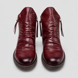 Bottes hommes microfibre élégantes - Bout pointu à lacets