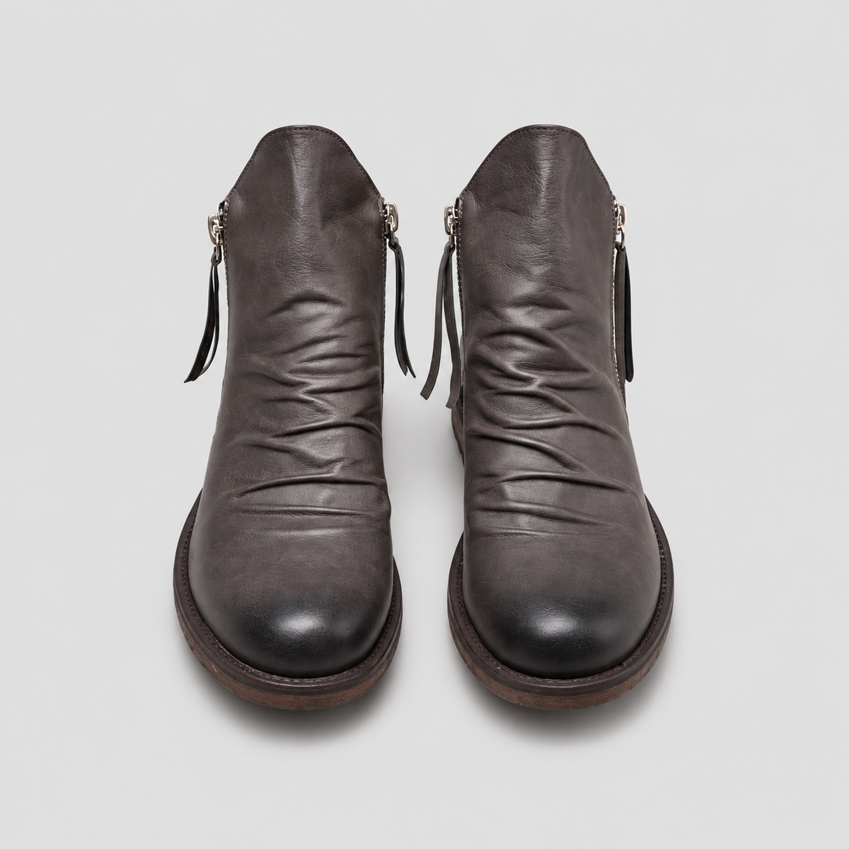 Bottes hommes microfibre élégantes - Bout pointu à lacets