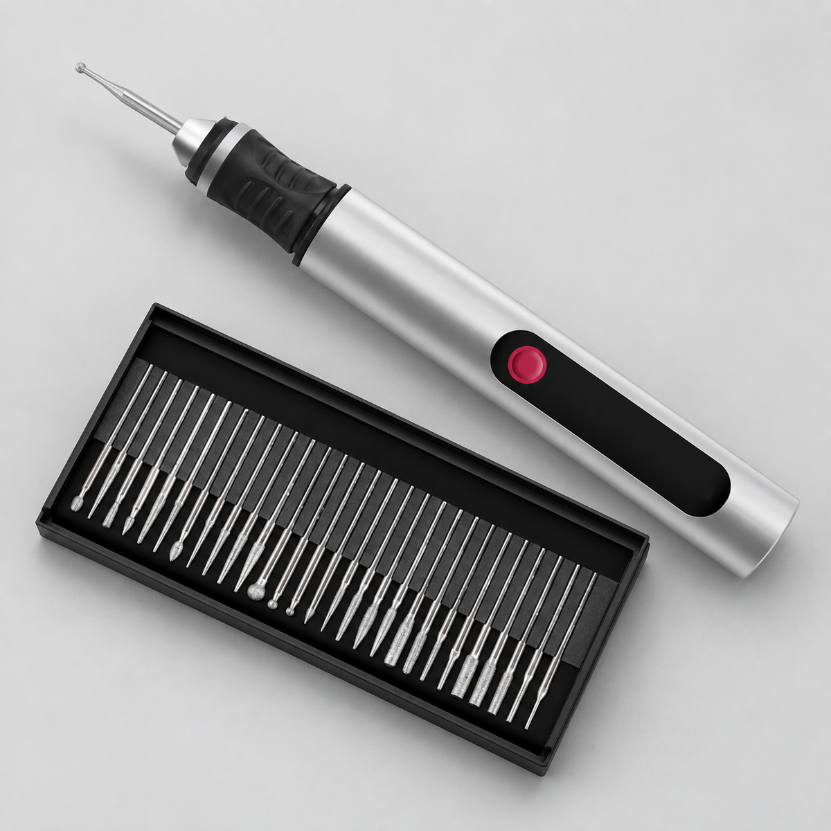 Stylo graveur électrique - Pointe fine, rechargeable pour créatifs