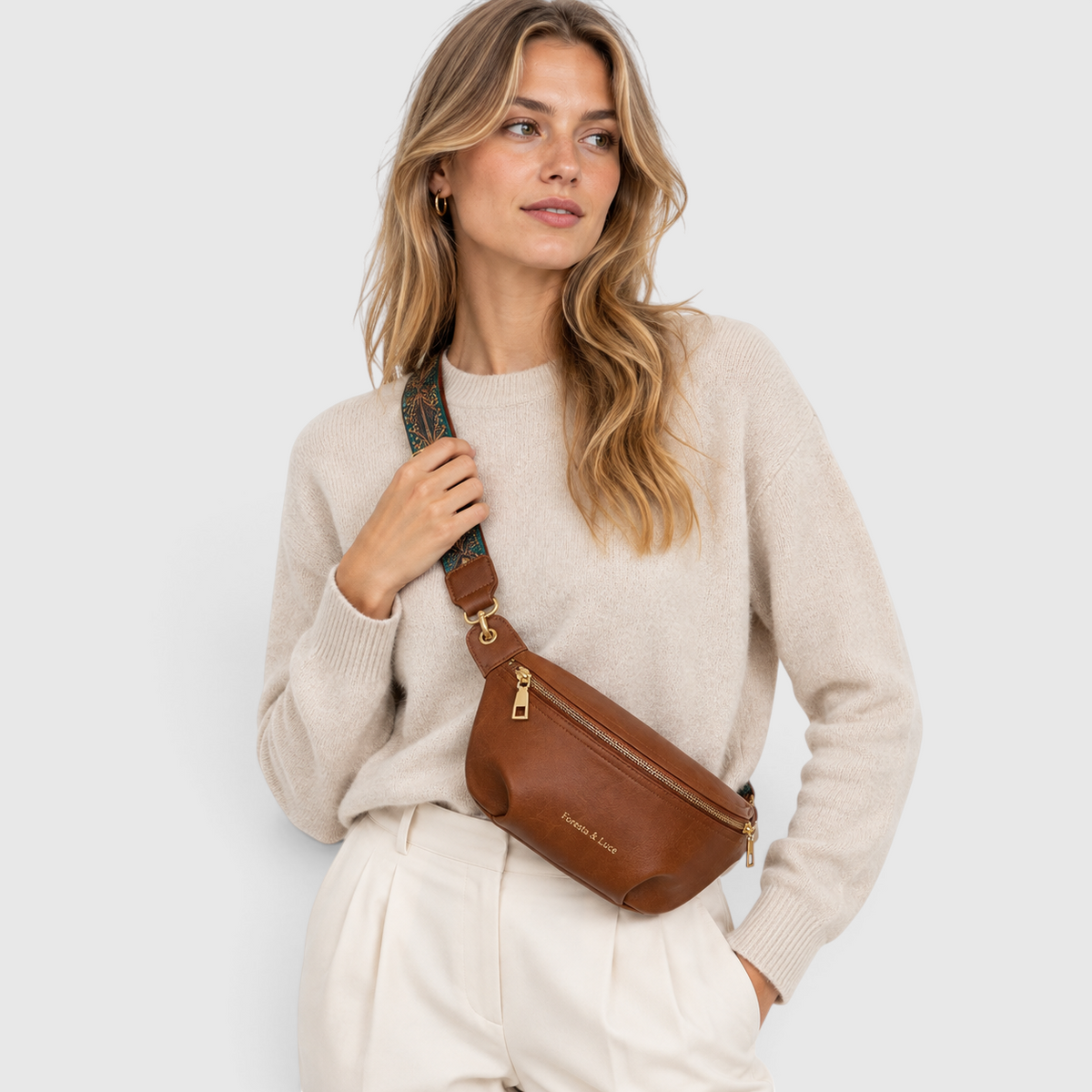 Sac Banane Tendance en Cuir PU avec Sangle Large – Parfait au Quotidien