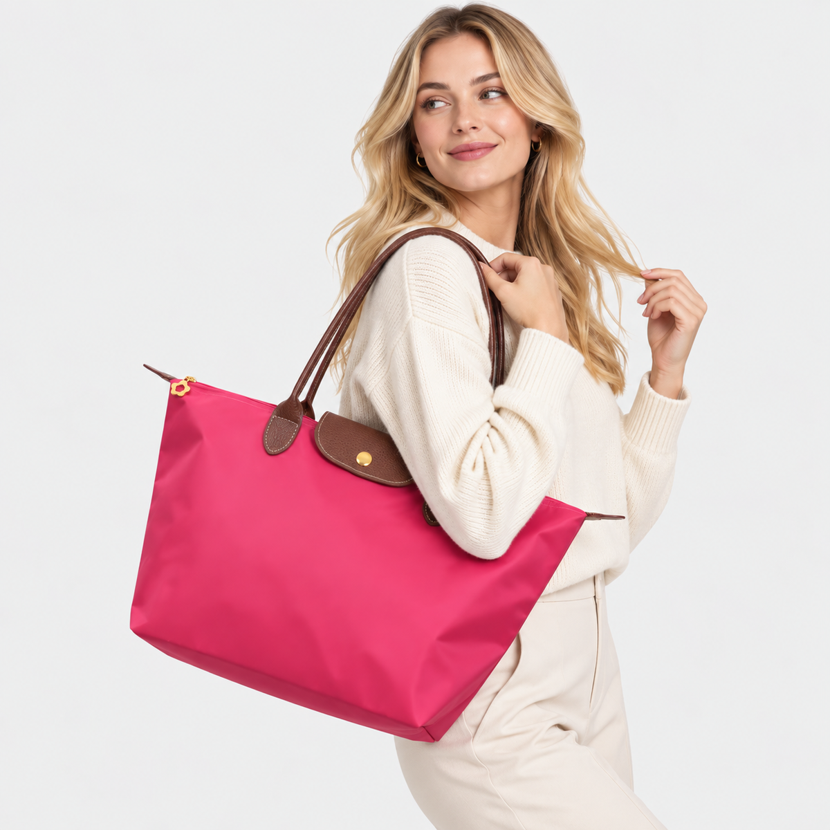 Sac à Main en Nylon pour le Travail & le Quotidien – Spacieux, Élégant & Pratique
