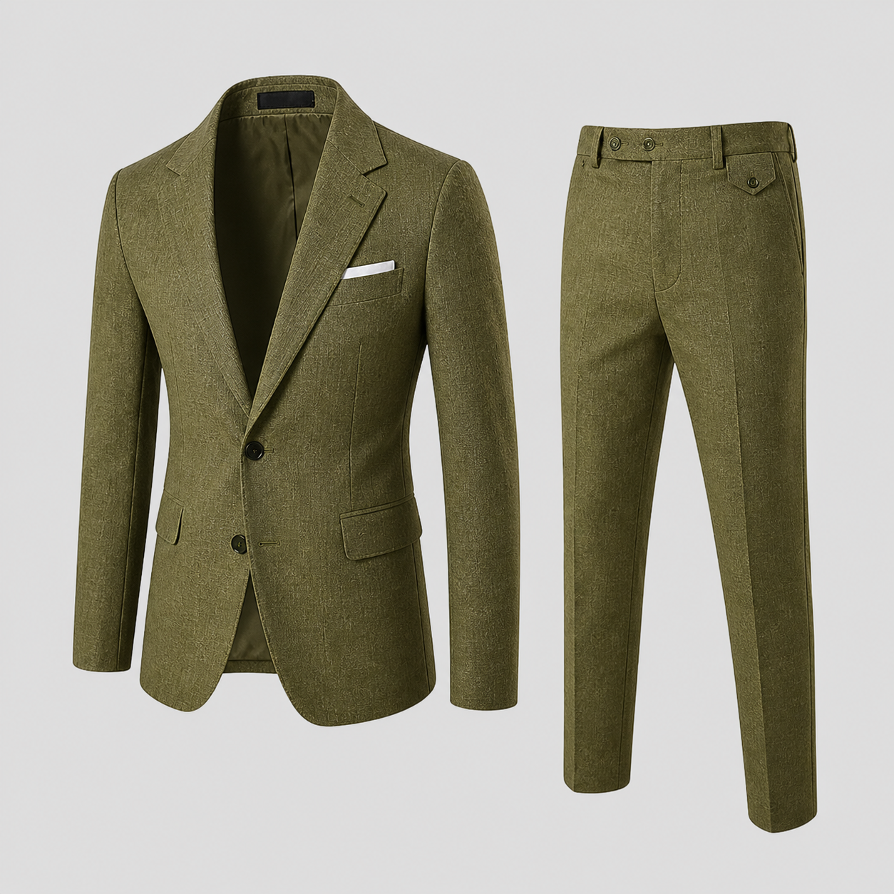Robe Homme Slim Fit en Lin Élégant Été - Parfait pour les Cérémonies et Événements