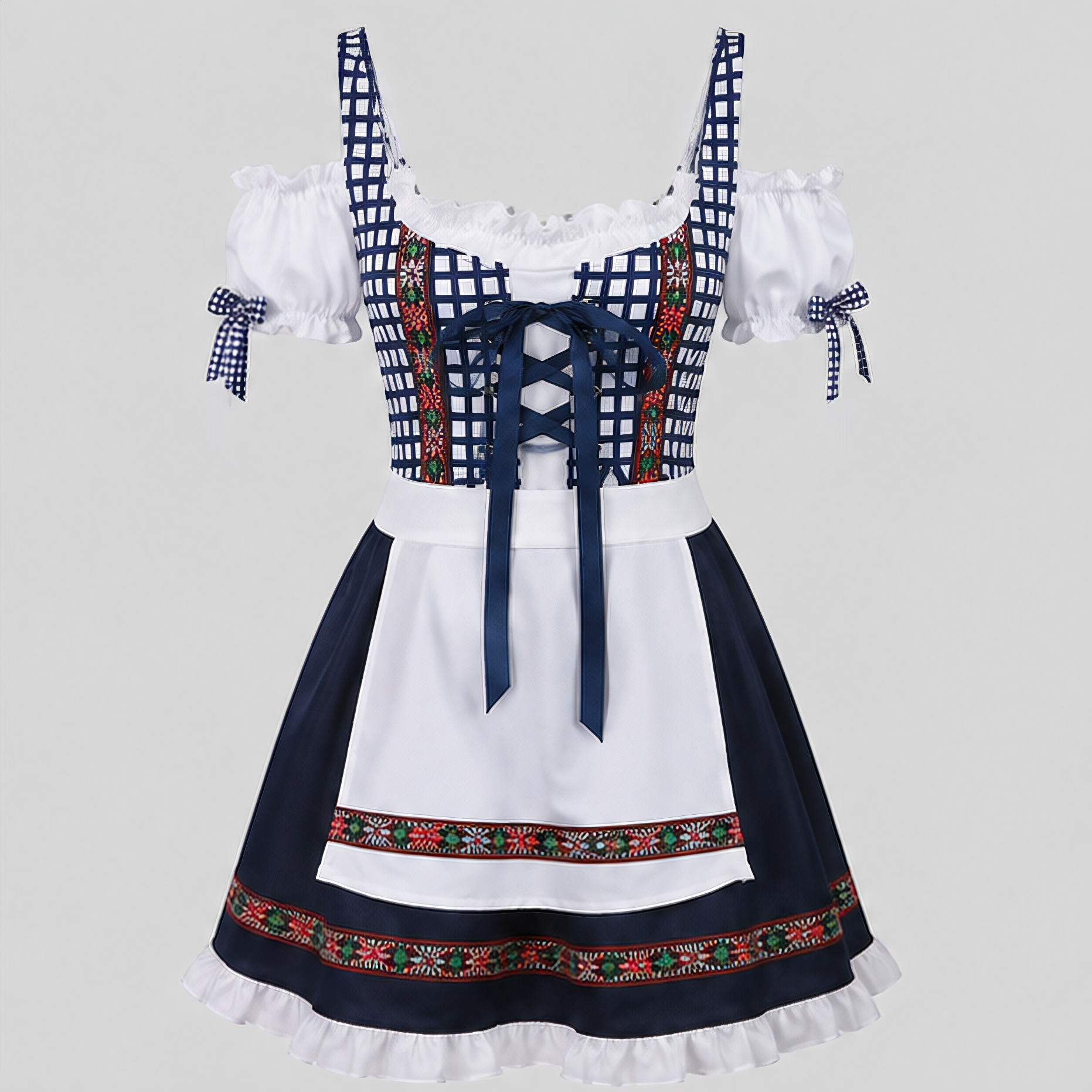 Robe Dirndl Femme, Dentelle & Tradition pour l'Oktoberfest