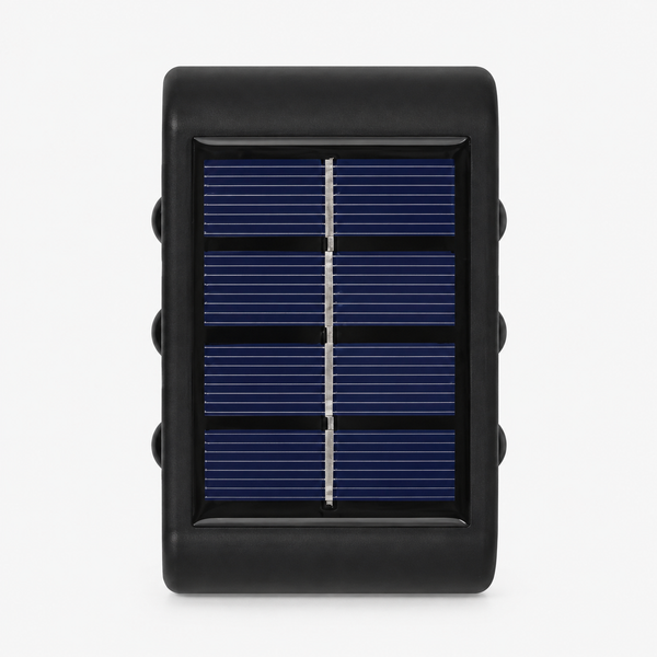 Applique murale LED solaire d'extérieur - Résistante aux intempéries Haut/Bas