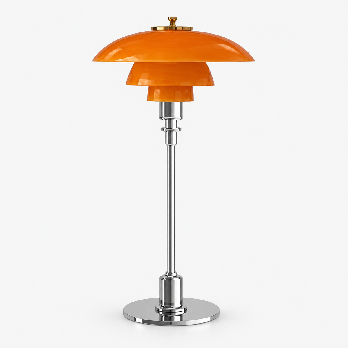 Lampe de table moderne de designer danois - Abat-jour superposé, LED