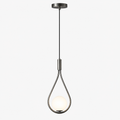 Suspension luminaire moderne réglable, style nordique noir ou doré