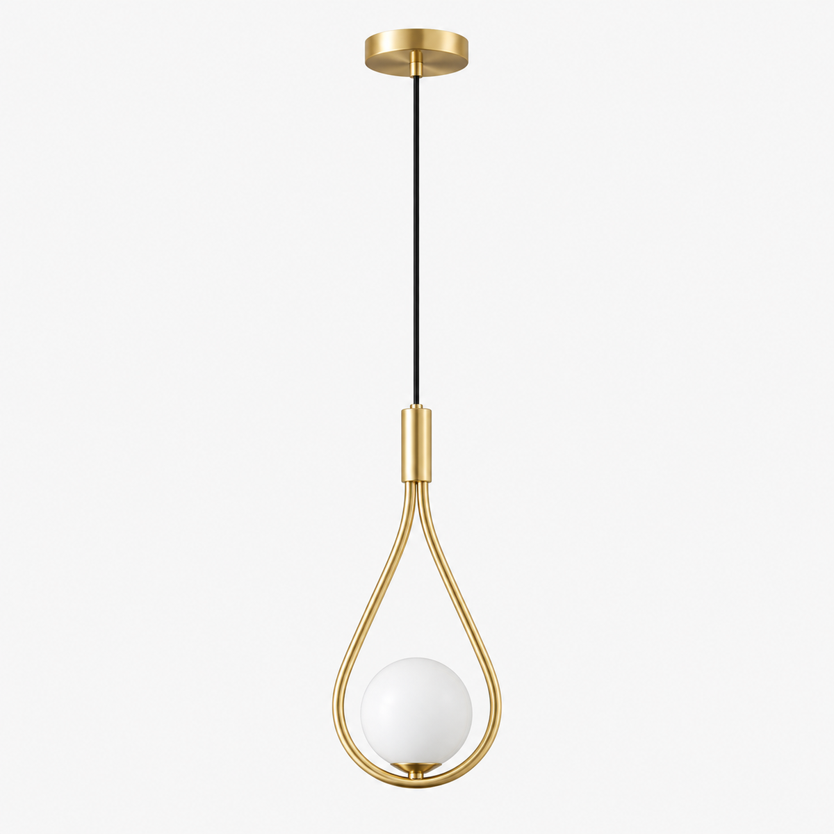 Suspension luminaire moderne réglable, style nordique noir ou doré