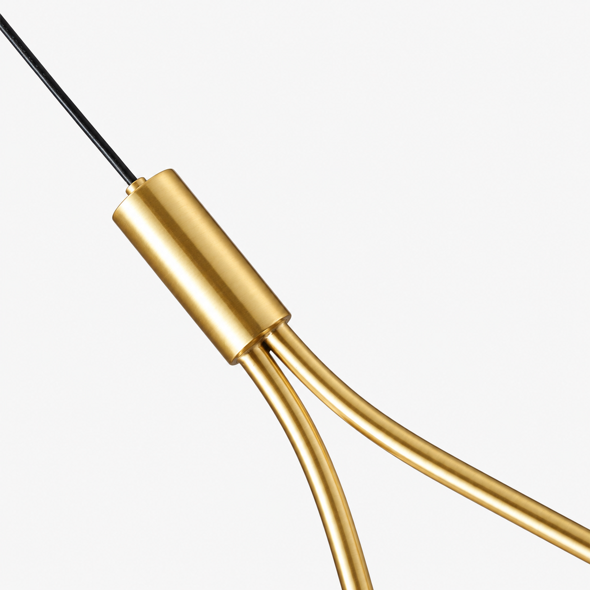 Suspension luminaire moderne réglable, style nordique noir ou doré
