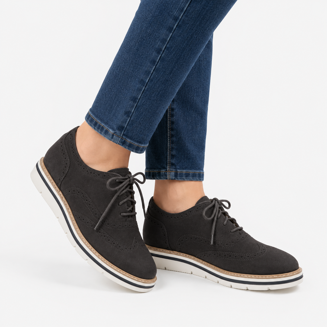 Damen Lederschuhe rutschfest bequem ideal für