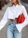 Chemise Femme Asymétrique en Coton Exploitation Des Saisons