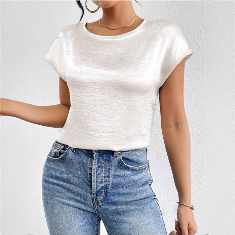 Chemise Femme Élégante à Manches Courtes 2