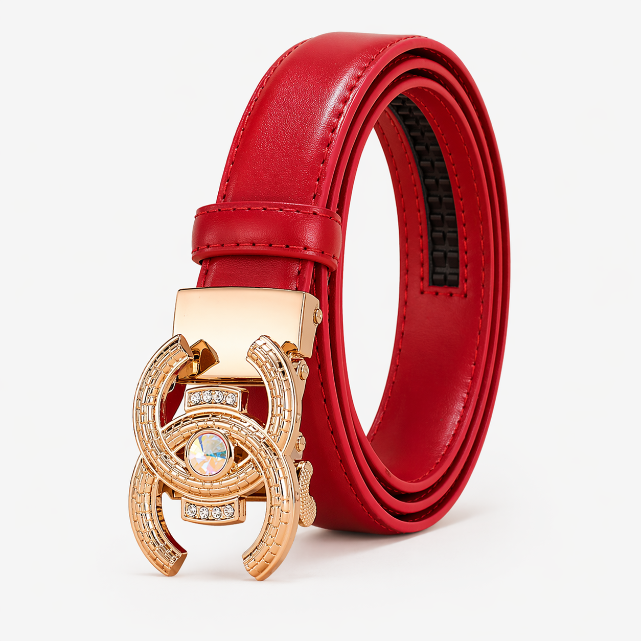 Ceinture Femme en Véritable Cuir Noir - Luxe et Élégance, Coupe Parfaite