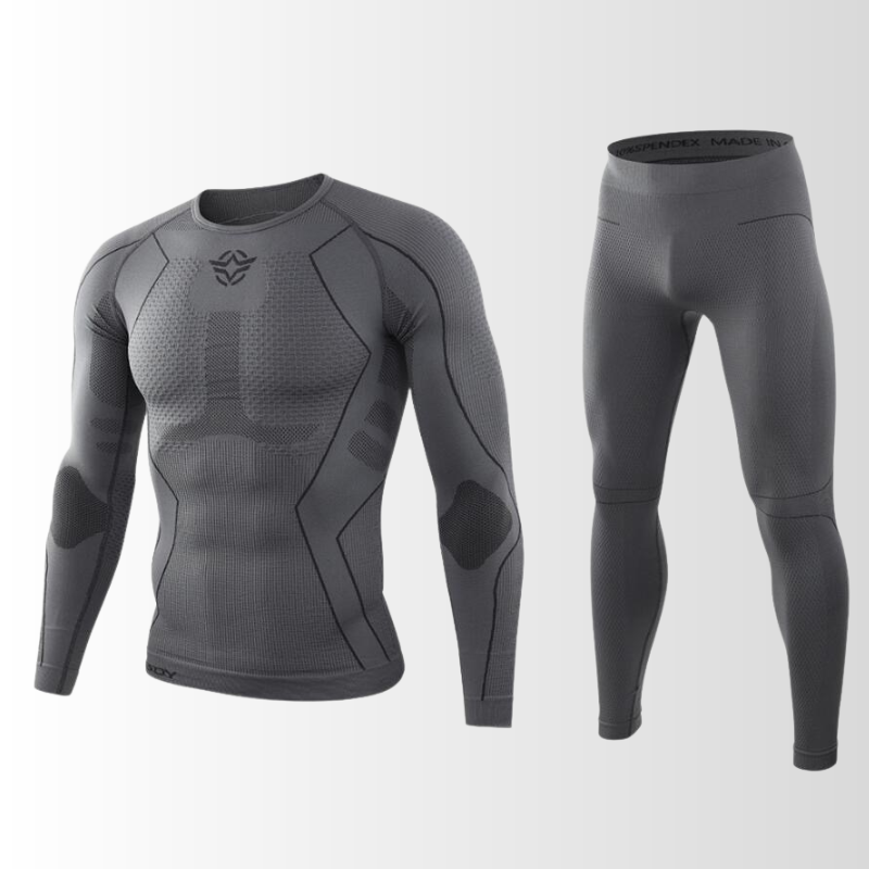 Ensemble de Sous-Vêtements Thermiques pour Homme - Sans Couture, Évacuation de l'Humidité