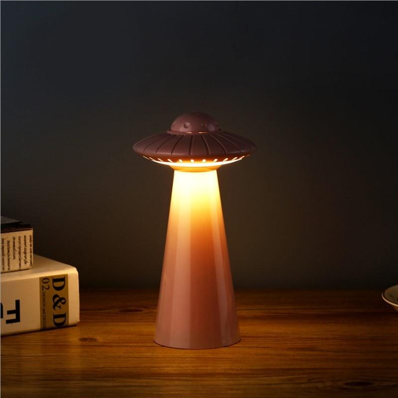 Lampe de Table OVNI – Veilleuse LED Rechargeable