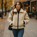 Bequeme kurze Damen-Daunenjacke Warmer Mantel