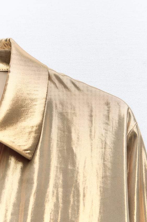 Ensemble Élégant Satin Femme Évasé 5