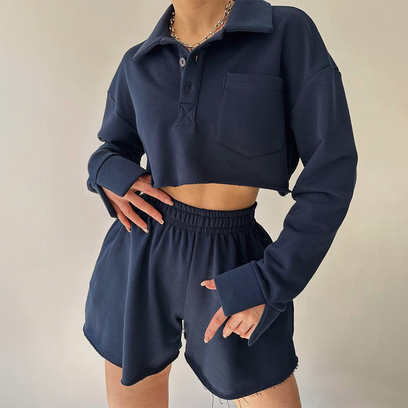 Ensemble Femme Chic Pull Court Doux 5