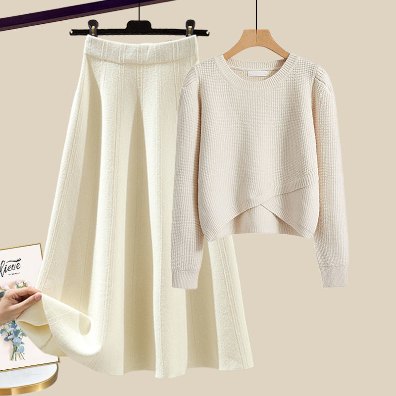 Ensemble Femme Chic Pull et Jupe 0