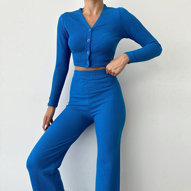 Ensemble Femme Chic en Tricot Deux Pièces 0
