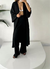 Set femei kimono plisat, rochii casual