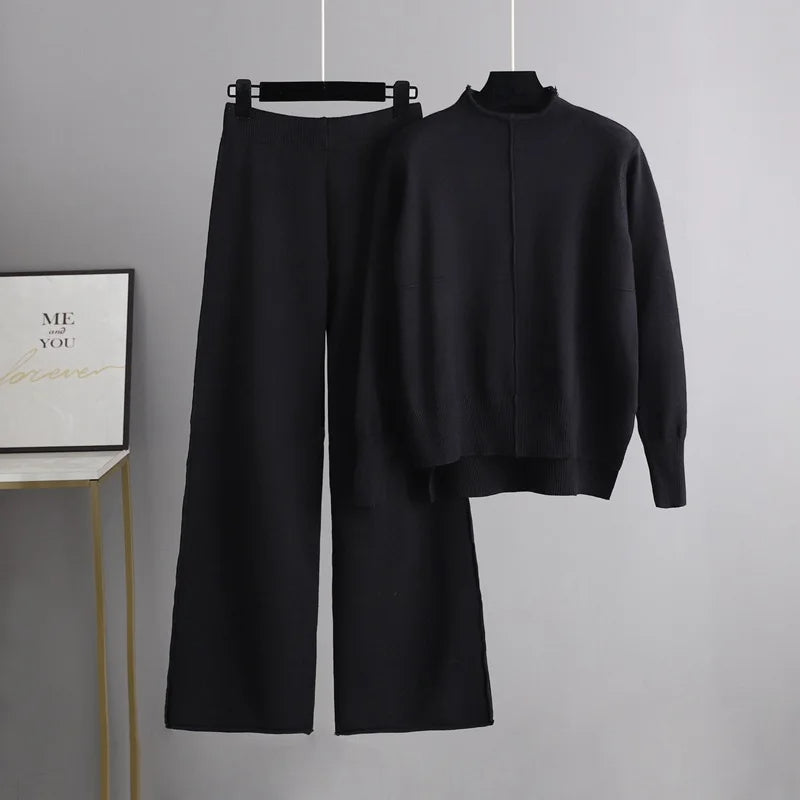 Ensemble Femme Pull Pantalon Oversized 0