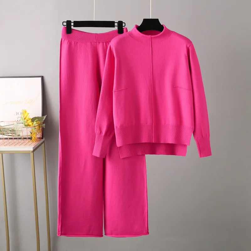 Ensemble Femme Pull Pantalon Oversized 10