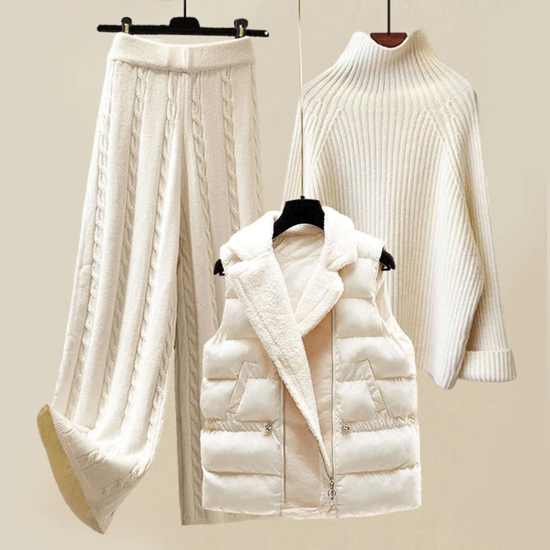 Ensemble Femme Tricot Cosy Élégant 0