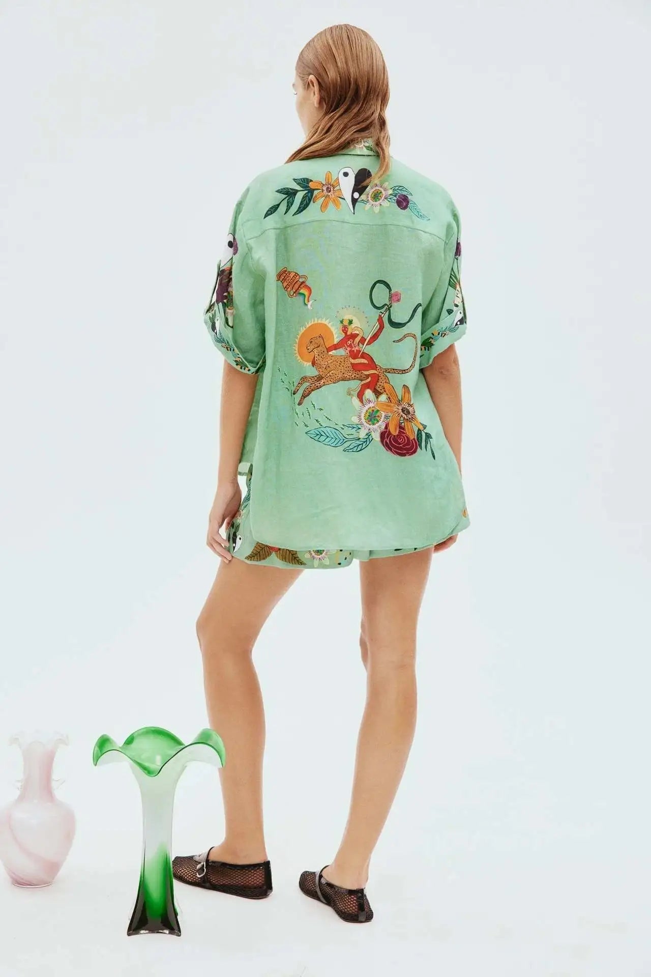 Ensemble Floral Surdimensionné Femme 4