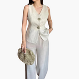 Set costum damă 2 piese croială confortabilă  