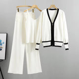 Set costum damă 3 piese cardigan costum 3 piese  