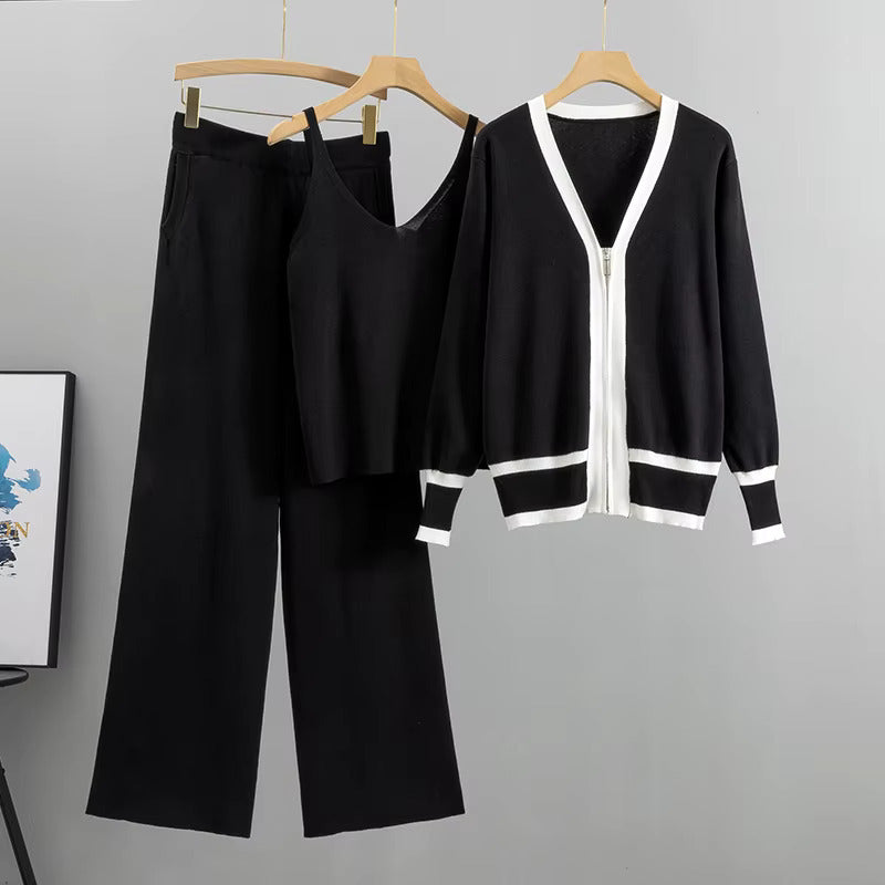 Ensemble Tailleur Femme Élégant 3 Pièces 3