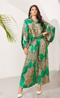 Ensemble Tailleur Femme Satiné Artisanat Textile