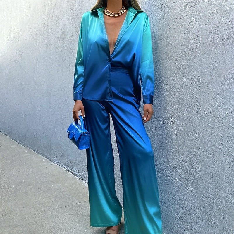 Ensemble Tailleur Pantalon Femme Chic 1