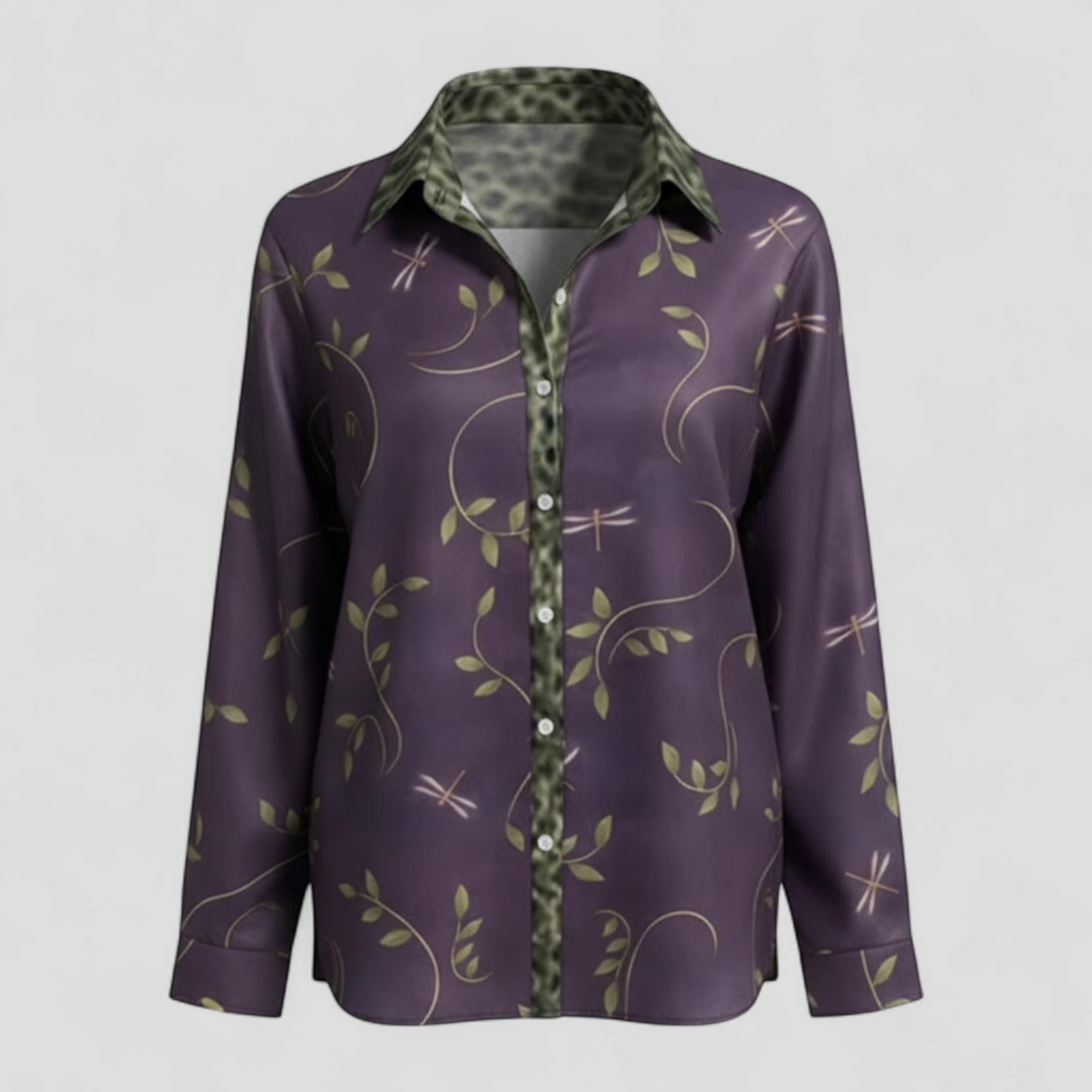 Leichte Damenbluse aus Polyester, lässige Blusen