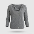 Cardigan Élégant en Laine pour Femme - Pièce de Superposition Légère