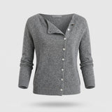 Cardigan Élégant en Laine pour Femme - Pièce de Superposition Légère