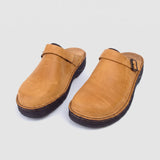 Chaussons Orthopédiques en Cuir Homme