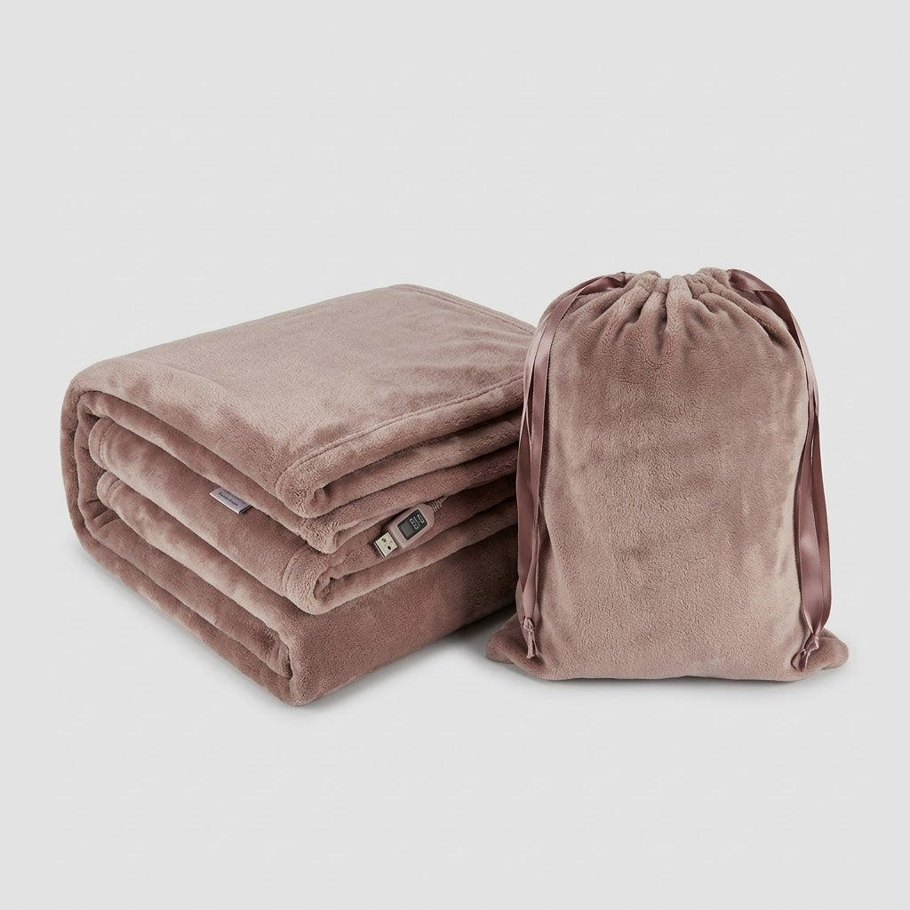 Couverture Chauffante USB avec Manches - Chaleur Portable